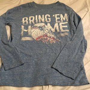 Blue long sleeve tshirt